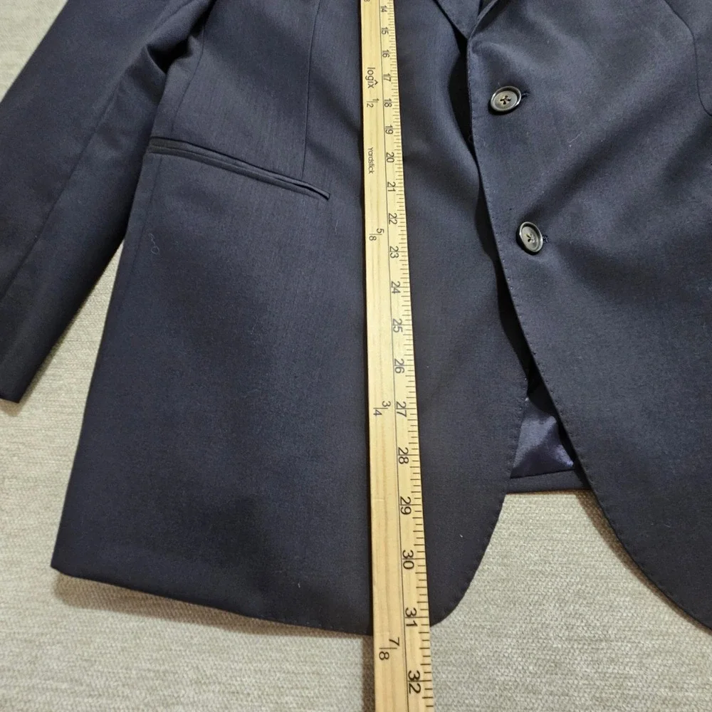 Brooks Brothers Blazer 42S Navy Blue 1818 Regent Wool Vitale Barberis Canonico